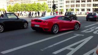 Ferrari F430  Ferrari California acceleration in Hamburg [upl. by Anha]