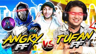 Dangerous Player 😰 NG Angry📲 Vs Tufan FF 💻 ❌ I Lose From Phone Player 😓  Garena Free Fire [upl. by Aicercal922]