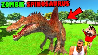 SHINCHAN ARBS 500 BUDGET FIGHT with Aliens and Dinosaurs with CHOP Animal Revolt Battle Simulator [upl. by Joshi]