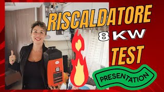 RISCALDATORE VEVOR 8 KW  TEST [upl. by Yeznil]