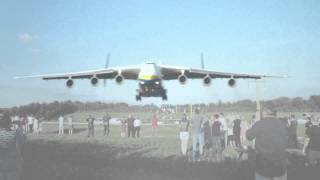 Antonov An225 Low Landing [upl. by Llereg]