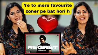 pahadi girl reaction on Regret❤Official AudioSidhu MoosewalaThe kidd Latest punjabi songs [upl. by Spurgeon966]