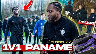 On a trouvé LE MEILLEUR LATERAL DE PARIS  LA POLICE DÉBARQUE 🚨🤯 1V1 pour la Mercurial de Mbappé [upl. by Relyc]