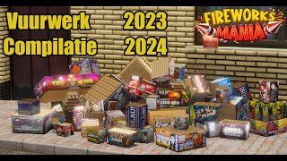 Vuurwerkcompilatie 20232024  Fireworks Mania [upl. by Worl800]