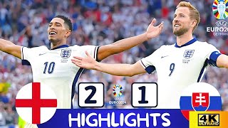 England vs Slovakia 21 Highlights Epic Comeback Victory [upl. by Boeke90]