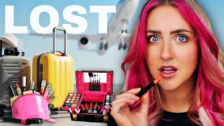 Doing my Makeup with Strangers LOST LUGGAGE [upl. by Sivart293]