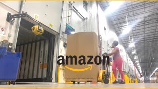 Working at an AMAZON Warehouse  Sortation Associate Inside Footage [upl. by Edholm]