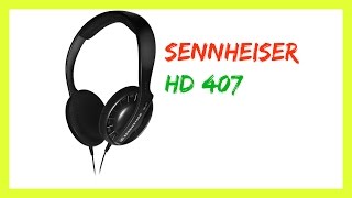 Sennheiser HD 407 review Nederlands beste goedkope koptelefoon [upl. by Kurman255]