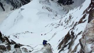 K2 quotBottleneckquot 8350 meters [upl. by Eskill299]