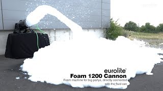 EUROLITE Foam 1200 Cannon [upl. by Netsirt]