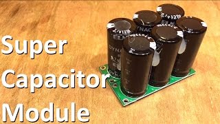 Super Capacitor Module  12v Solar Shed [upl. by Worrad]