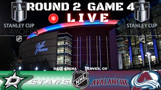 Stanley Cup Playoffs 2024 R2  Dallas Stars  Colorado Avalanche Game 4 Watch Party LIVE 5132024 [upl. by Reyam]