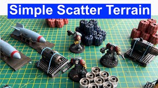 Easy Warhammer 40k Scatter Terrain [upl. by Molli697]