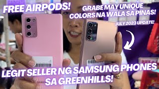 LEGIT SELLER NG SAMSUNG PHONES SA GREENHILLS PRICE UPDATE SAMSUNG S23S22 S21 NOTE 20 JULY 2023 [upl. by Eronaele792]