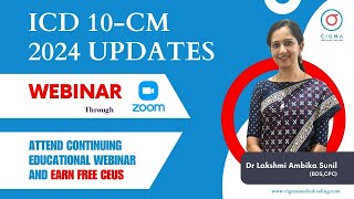 ICD 10 CM 2024 Coding Changes  Webinar [upl. by Etyak]