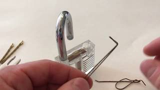 How to Pick a Lock with two thin bobby pins  1 [upl. by Erek]