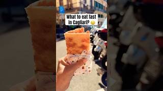 Hungry in Cagliari Follow my traveltips what to eat 🍕 fast and delicious sardinia italianfood [upl. by Merissa]