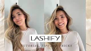 LASHIFY ON SHORT AND SPARSE LASHES  TUTORIAL TIPS amp TRICKS [upl. by Eolhc]