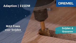 Dremel MAX 115DM Cilindervormige frees met diameter 78 mm [upl. by Hardigg]