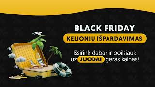 Kelioniu Akademija  Išankstinis Black Friday kelionių išpardavimas [upl. by Brandtr]