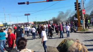 Protestas en Juarez NL [upl. by Sherj321]