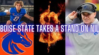 Boise State Football Takes A Stand On NIL [upl. by Nilpik120]