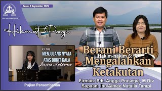 HIKMAT PAGI  Senin 9 September 2024  Pdt Angga Prasetya MDiv [upl. by Ynattir]