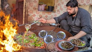 PESHAWARI GIANT SIZE MUTTON LIVER FRIED ON WOOD FIRE  TAWA LIVERED FRY RECIPE [upl. by Uri72]