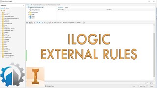 iLogic  Get Started With External Rules [upl. by Ahsemrac]