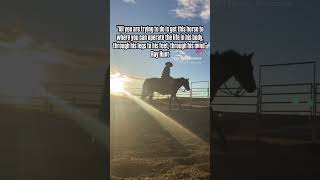 Wisdom from Ray  Share or comment horsemanship horsetips [upl. by Einnep639]