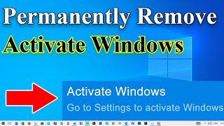 Activate Windows Go To Settings To Activate Windows Watermark on Windows  Permanently Remove [upl. by Biel]