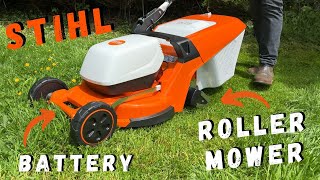 Lets Review The STIHL RMA448RV Battery Powered Roller Lawn Mower [upl. by Dessma]