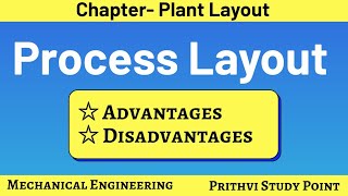 Process Layout  Advantages  Disadvantages  Lecture Notes [upl. by Sardse]