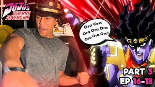 Jotaro Gives Steely Dan MAXIMUM ORA JoJos Bizarre Adventure Part 3 Ep 1618 Reaction [upl. by Ynot]