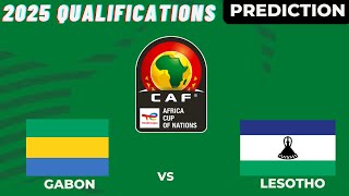 Gabon vs Lesotho Live Stream Africa Cup Of Nations 2025 Qualification Match Commentary Broadcast [upl. by Ativad859]