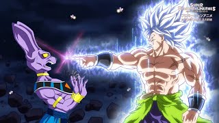 Beerus vs Broly Ultra Instinct quotFinale Episodequot  Dragon Ball Super 2 Bills  Español Latino [upl. by Bourn]