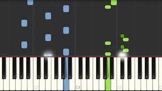 Dat Ik Je Mis Maaike Ouboter tutorial by Bondovie Synthesia [upl. by Odnamra295]