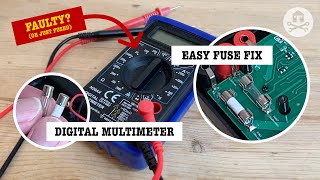 Faulty digital multimeter An easy guide to replacing the internal fuse [upl. by Yadahs116]