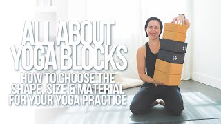 Need Help Buying Yoga Blocks Pick the Best Size Shape amp Material For Your Practice [upl. by Blayne521]