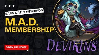 Play to Earn Devikins  MAD membership [upl. by Wachtel]