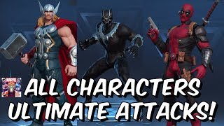 Marvel Super War All Characters Ultimate Attacks amp Abilities  Free To Play Mobile MOBA Game 2019 [upl. by Afira228]