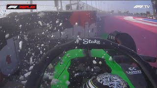 Zhou crash in FP3  Saudi Arabia 2024 [upl. by Nissie]