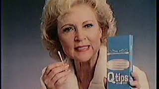 1982 QTips commercial wBetty White [upl. by Sueahccaz]