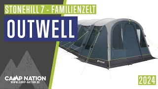 Outwell Stonehill 7  Familienzelt 2024 Vorstellung [upl. by Trilbie]