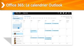 Formation Office365 Le Calendrier Outlook [upl. by Efram]