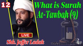 Shk Jaffer Ladak  What is Surah AtTawbah 9  Apr 2023  Night 28 [upl. by Rocher]