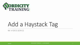 Add Haystack Tags to Objects in a Niagara N4 Station [upl. by Jacquet407]