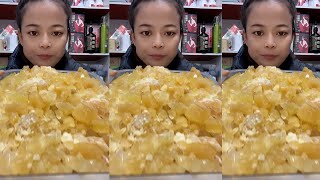 Y14  ASMR ICE EATING  FREEZER FROST ICE  FLAVOURED ICE  ICE EATING🧊 [upl. by Adnorrehs]