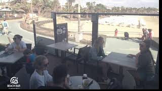 Webcam Lanzarote  Live Stream from the Beachbar in Costa Teguise [upl. by Hawley948]