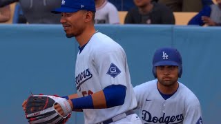 Mookie Betts Diving Catch  MLB The Show 24 Online Rated [upl. by Windy]